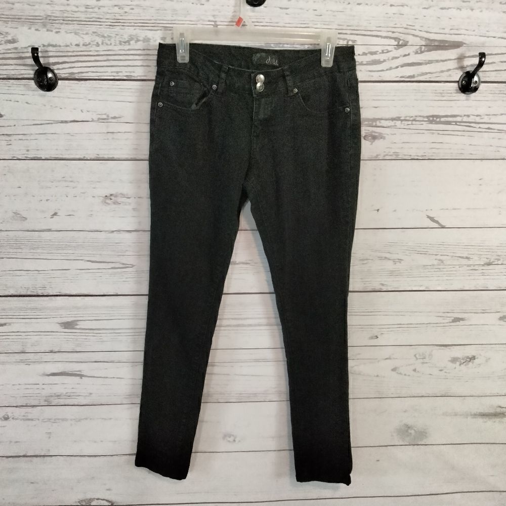 "Dots" woman's black jeans 